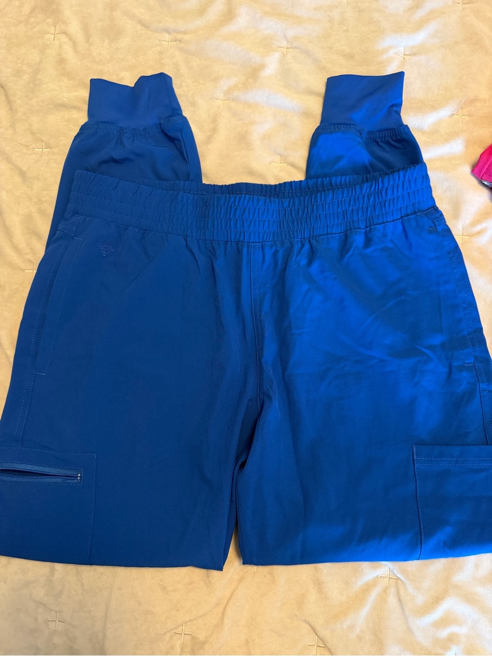 Med couture Royal Blue Scrub Pants with Elastic Waistband